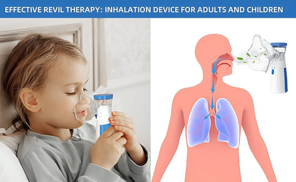 Portable Mesh Nebulizer for Kids & Adults – Silent Handheld Vaporizer